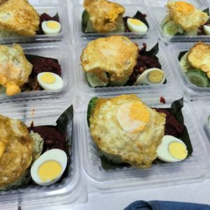 Nasi Lemak Hijau Telur Mata / Biasa